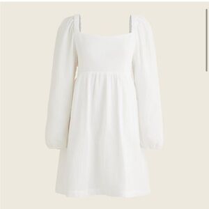 J Crew Waffle Long Sleeve Dress